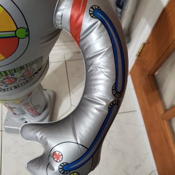 Vintage Starman 80 Inflatable Robot Radio Controlled Toy 1970's Tested In Box - Picture 8 of 16